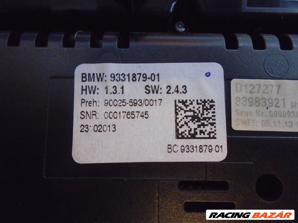 [bontott, újszerű] BMW - Első klímavezérlő (ceramic) - F01 LCI / 7-es 3. kép